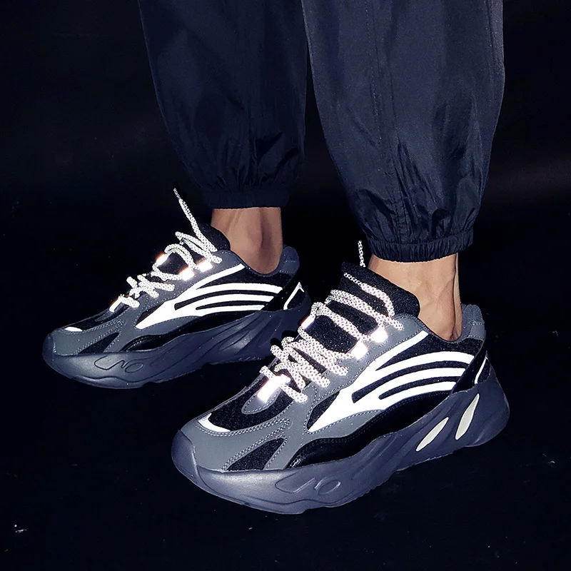 Высококачественная износостойкая светящаяся мужская спортивная обувь с