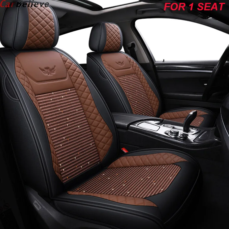 

1 pcs leather car seat cover For suzuki baleno celerio liana ignis grand vitara swift 2008 wagon accessories seat covers for car