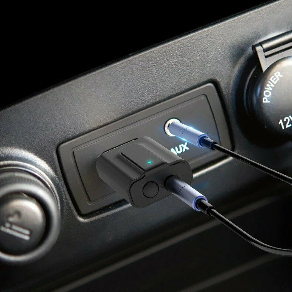 AUX USB 2 в 1 3,5 мм 5,0 Bluetooth передатчик приемник ТВ HIFI стерео аудио беспроводной мини-адаптер для ПК Автомобильные колонки usb flash