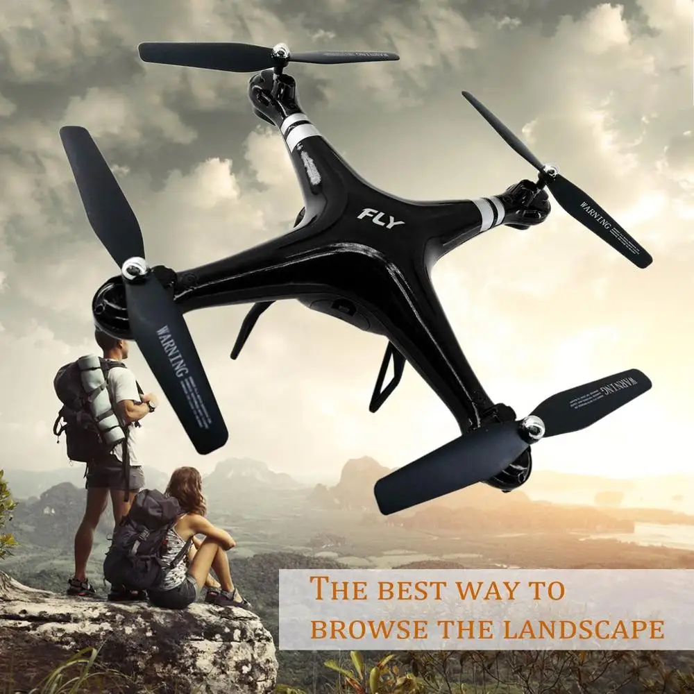X52 широкоугольный объектив 0.3MP HD камера Дрон Wi-Fi FPV Live Quadcopter Smart Altitude Hover RC вертолет 2,4 ГГц Дрон