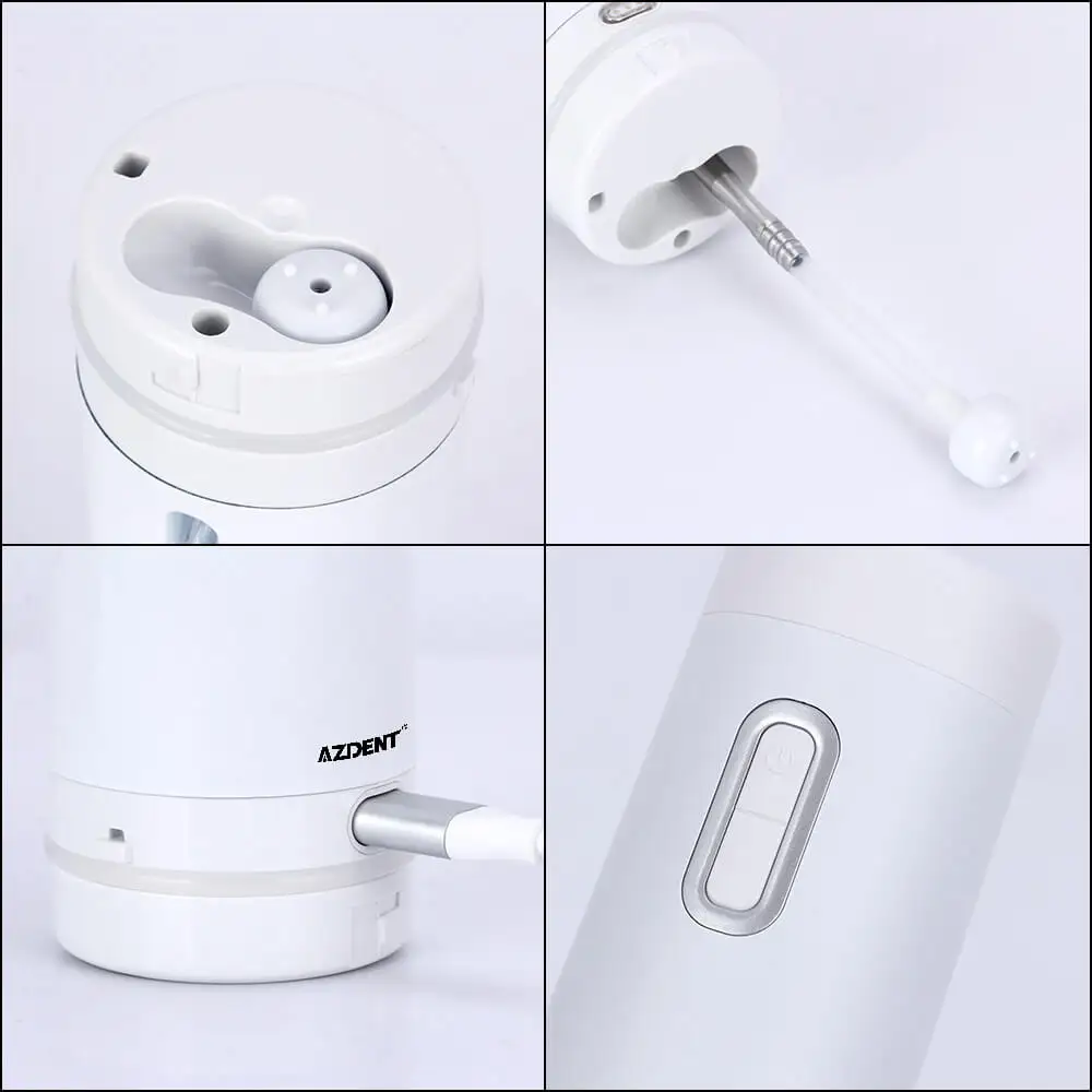 USB перезаряжаемый портативный Электрический резервуар для воды ирригатор для полости рта 3 режима струя воды зубная нить с 2 насадками мини-очиститель зубов