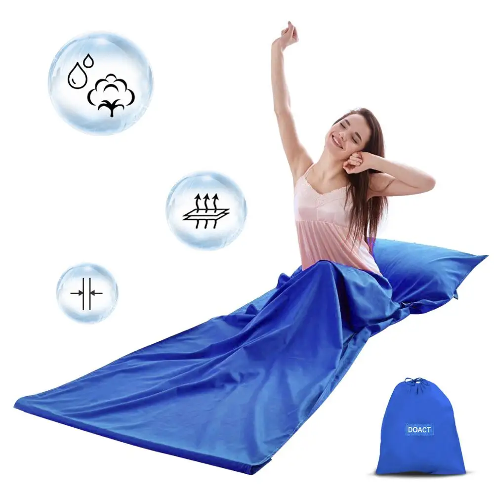 

Outdoor Camping Sleeping Bag Liner Cotton Travel Camping Sheet Light Tent Sleepping Sack for Camping Backpacking