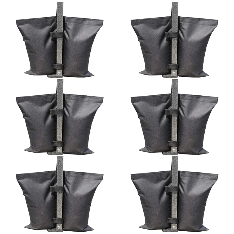 

6PCS Weight Bag for Popping Canopy Tent Aggravated Foot Bag Sandbag Fixed Sand Tent Fixed Sandbag Outdoor Umbrella Sandbag