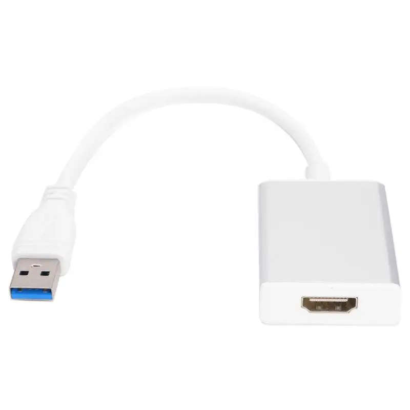 Горячая Распродажа, адаптер конвертер, многофункциональный HD 1080P USB 3,0 в HDMI конвертер, Кабель-адаптер, USB в HDMI видео карта монитор