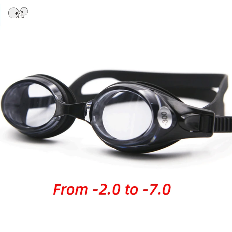 Взрослые Анти-туман HD прозрачные линзы для плавания ming очки близорукость диоптрийные очки для плавания силиконовые рецептурная оптика очки