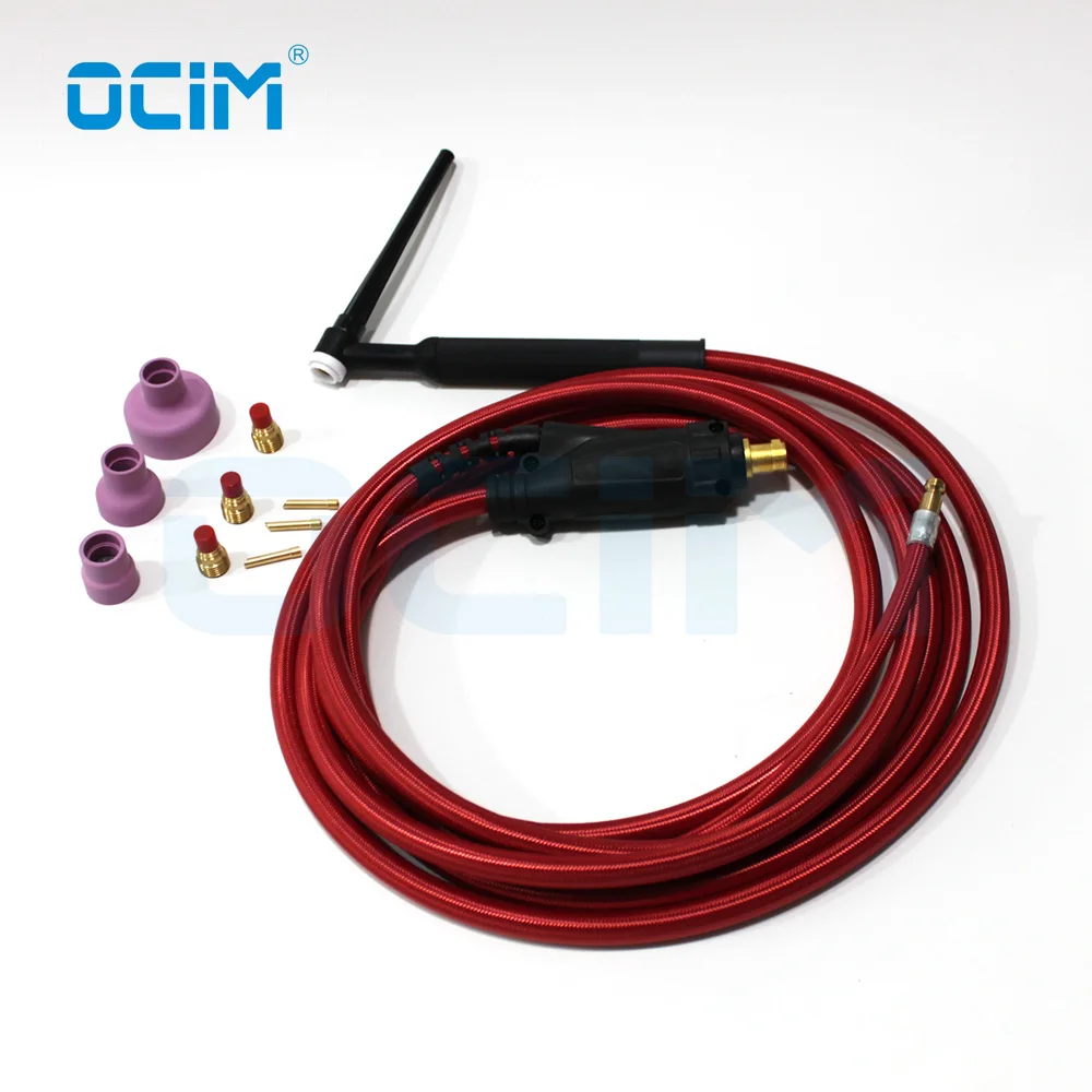 TIG пистолеты WP-9F WP-9 WP-9V WP-9FV и формирующая листы для кровли 4 м+ глинозема чашки+ сетчатый+ цанги+ газовой линзы