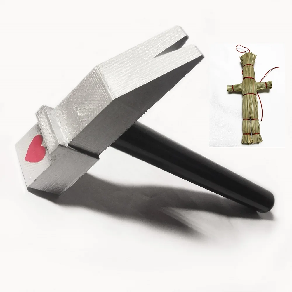 Jujutsu Kaisen Kugisaki Nobara Cosplay Weapon Plastic Hammer Mini Scarecrow Role Nobara Cosplay Props  (1)