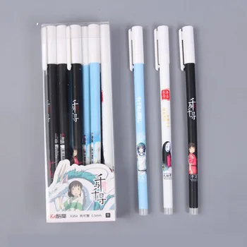 

36 pcs/lot Spirited Away No Face man Erasable Gel Pen Cute 0.5 mm Signature Pens School Office writing Supplies Promotional Gift