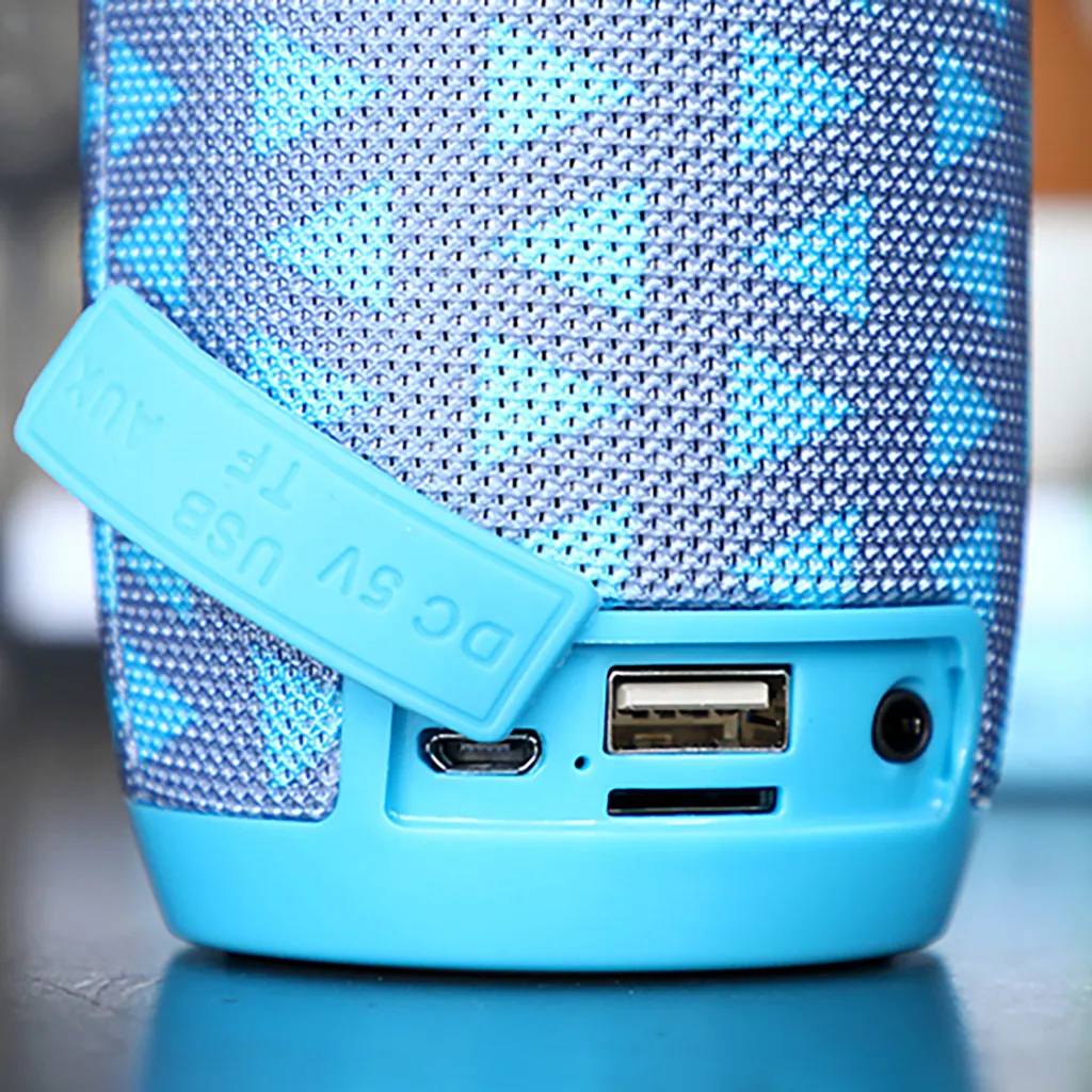 Портативный чистый волшебный динамик bluetooth водонепроницаемый открытый стерео бас музыкальный плеер USB/TF/FM радио#10