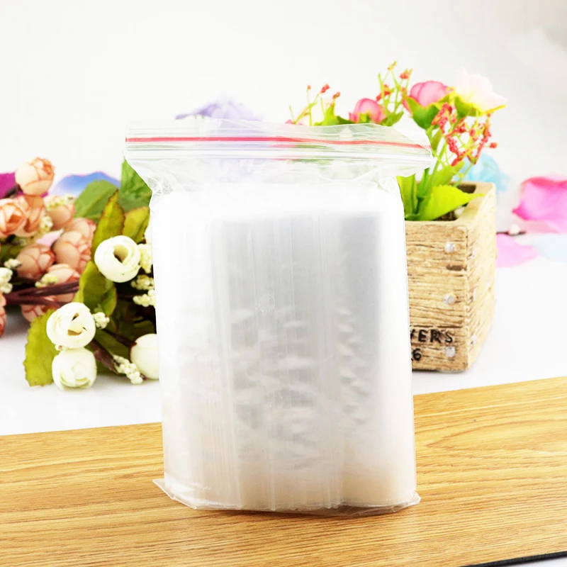 

500pcs/lot Clear Plastic Bags 10x15cm Small Ziplock Zip Zipped Lock Reclosable Poly Bag Jewelry Accessories Gift Packaging Bags