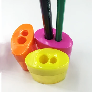 

2 For 1 Pencil Sharpener Two Hole Automatic Pencil Sharpener Touch Switch Stationery Home Office School Supplies Stationery