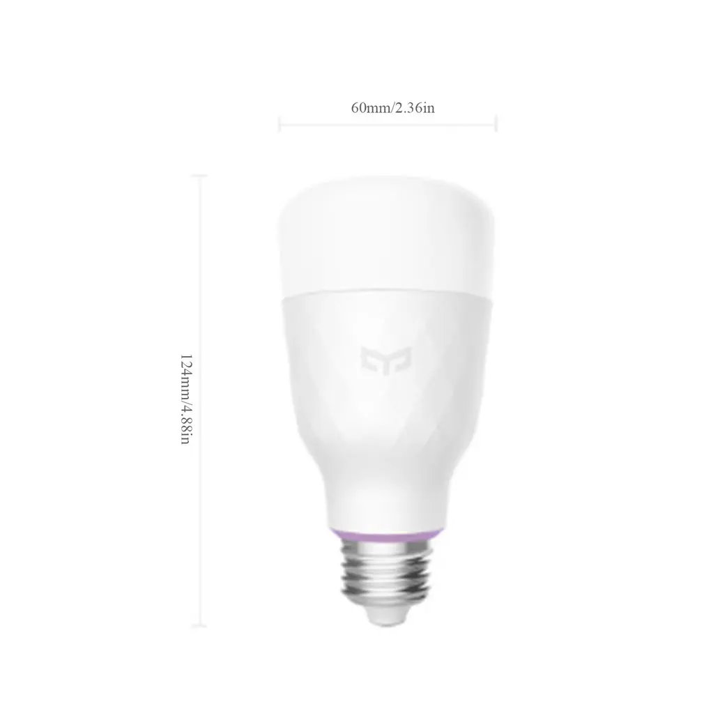 [Английская версия] крепление для спортивной камеры Xiao mi Yeelight умный светодиодный лампы Красочный 800 люмен 10 Вт E27 лимон умная лампа для mi Home приложение белый параметр/RGB