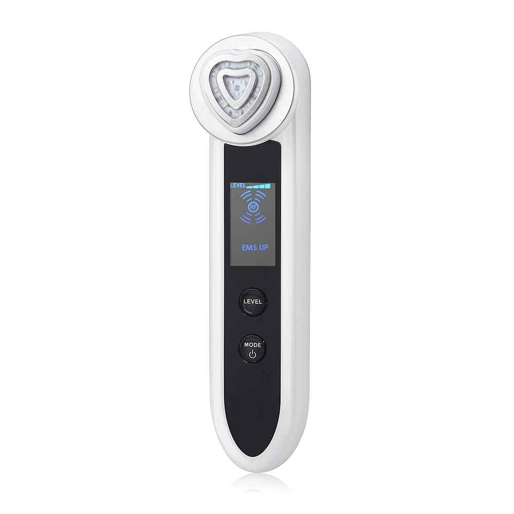  AOKO Rechargeable EMS RF Ion Beauty Machine Cooling Hammer Face Lift Skin Tighten Anti Wrinkle Faci - 4000389203979