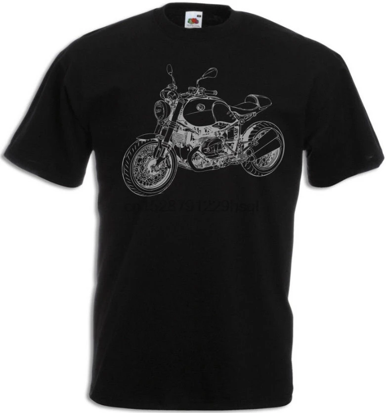 Модная футболка RnineT mit Grafik R nineT Motorcycyle Rally nine T Motorrad Fahrer | Мужская одежда