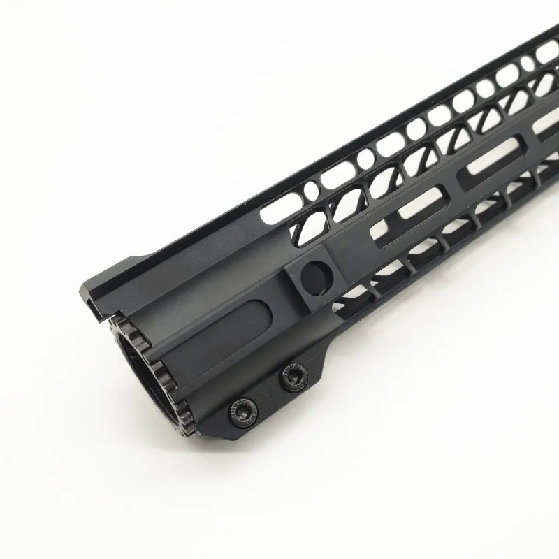 Тактический ар15 MLOK 7 10 12 15 17 дюймов Тонкий свободный Поплавковый направляющий