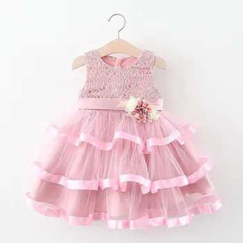 

baby dresses girl Sleeveless Tulle Summer Princess Dresses Party Cake Dress vintage Princess dress Cute baby birthday gift