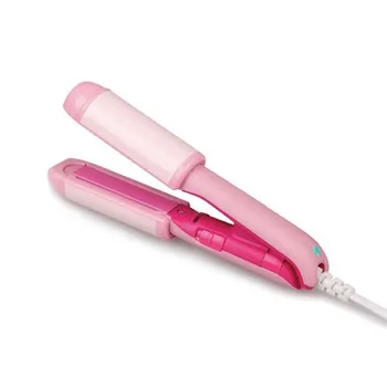 

Portable Mini Hair Straightener & Curler Travel Size Ceramic Flat Iron Hair Curling Irons