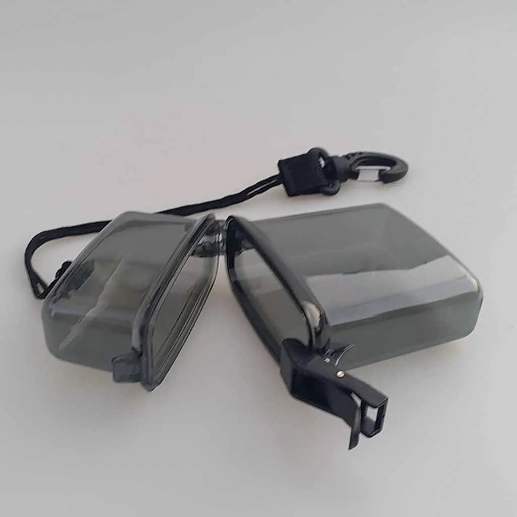 2Pcs Surf Scuba Diving Waterproof Dry Box Case for Money ID Cards License Keys for Water Sports