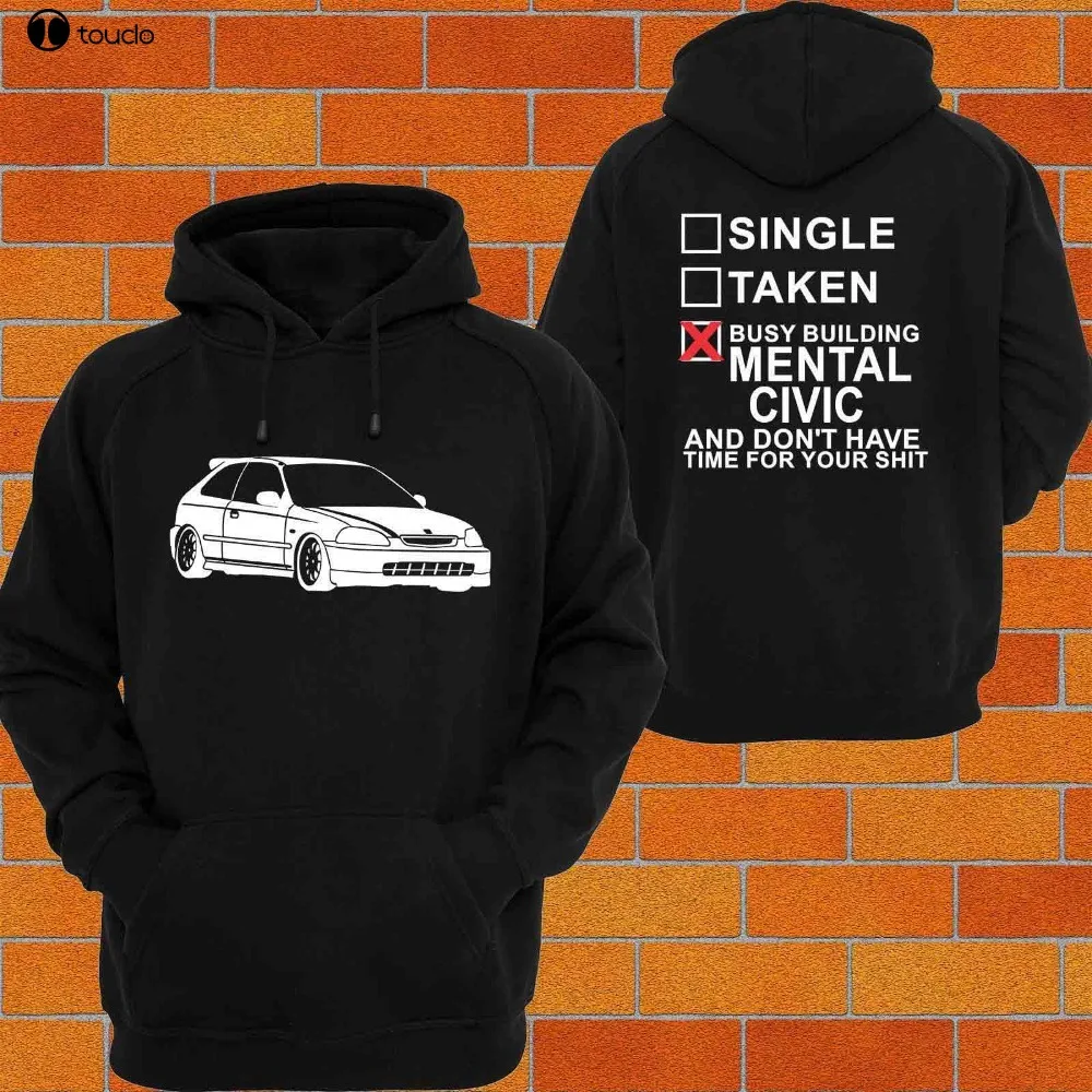 Hoodie, Sweatshirt or Singlet Hond CIVIC EK EM DOHC Mugen Turbo Vtec 6th Gen JDM 3