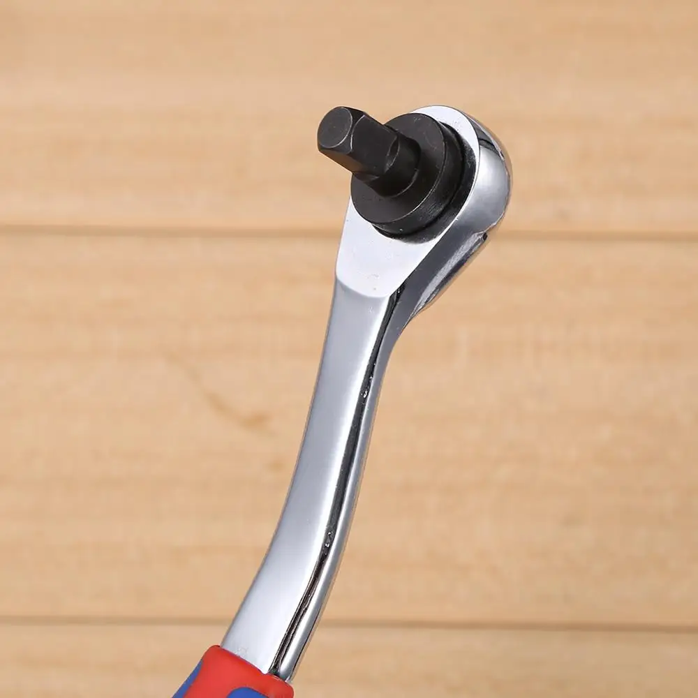 1/4 &quot3/8&quot 1/2 &quotдюймовый Cr V 72 зубчатый Трещоточный гаечный ключ торцевой