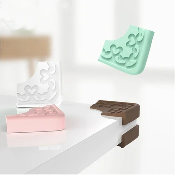 

Multicolor Child Baby Safety Silicone Protector Table Corner Edge Protection Cover Children Anticollision Edge & Guards