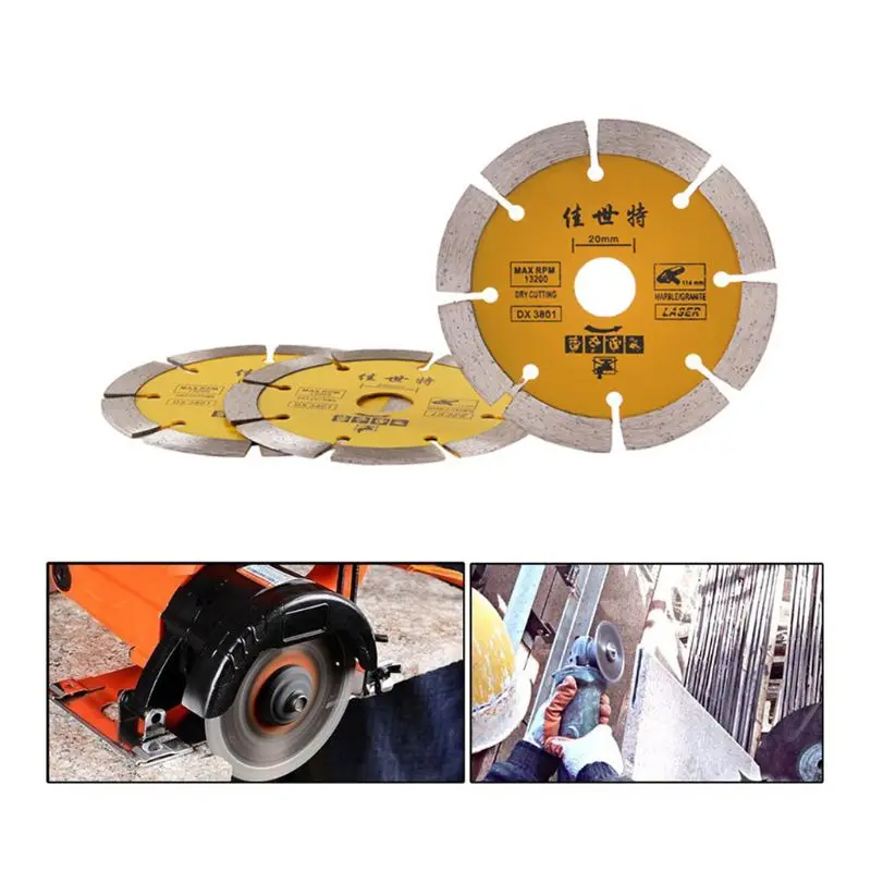 110mm Diamond Saw Blade Angle Grinder Marble Stone Cutting Disc Ceramic Concrete NEW