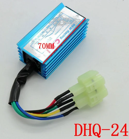 DHD 24 Высокая производительность 6 PIN Racing No Rev Hyper CDI мотоцикл модифицированный воспламенитель маленький корпус - Цвет: DHD 24
