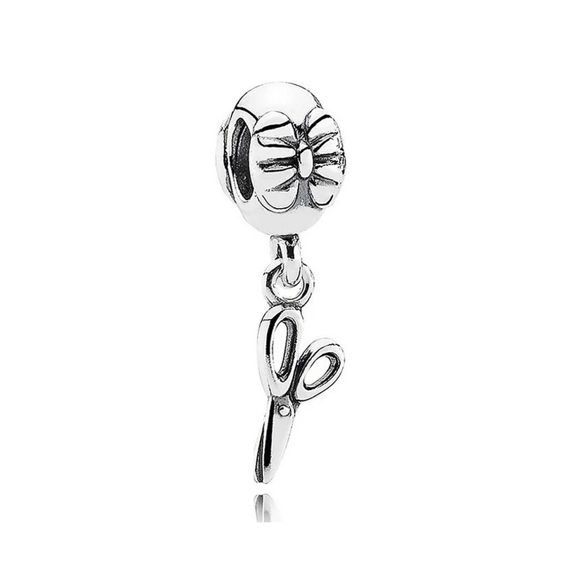

Authentic 925 Sterling Silver Bead Shear Scissors Pendant Charm Fit Original Women Pandora Bracelet Bangle Gift DIY Jewelry