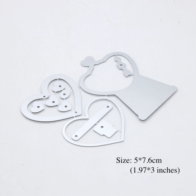 ZFPARTY Elegant Cake Shaker Metal Cutting Dies Stencils for DIY  Scrapbooking Decorative Embossing DIY Paper Cards