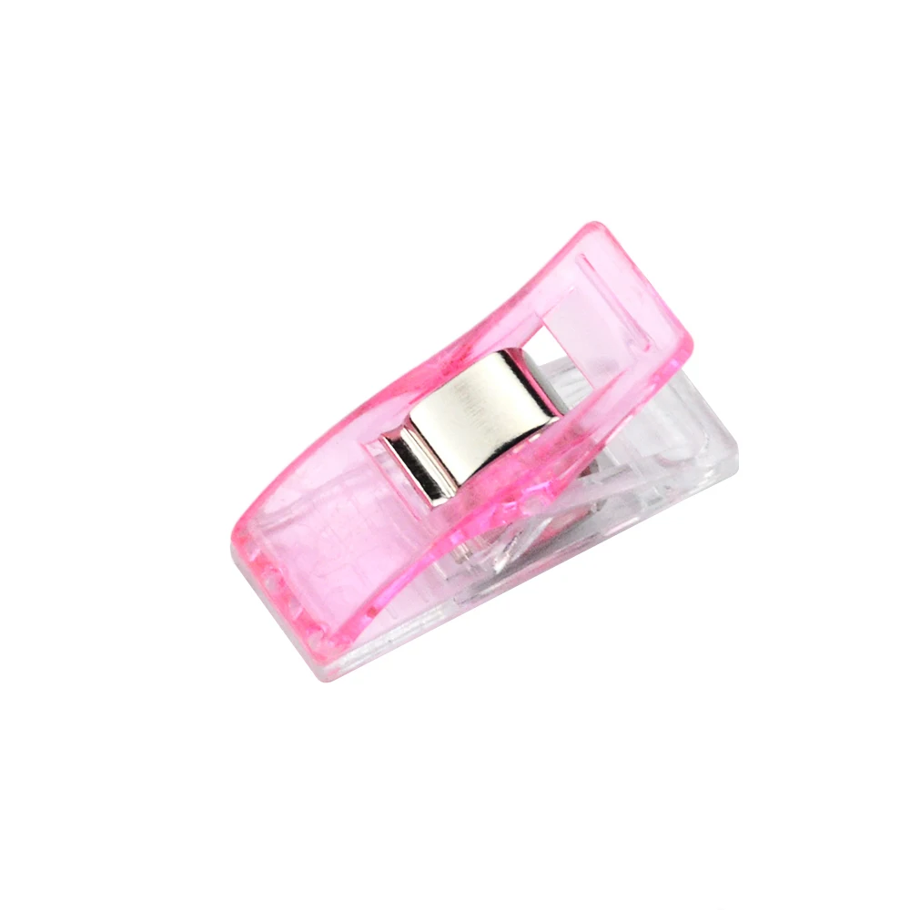 pink 10 шт. прищепки для шитья многоцветные пластиковые зажимы для одежды окантовка шитье инструменты Швейные аксессуары Швейные DIY Лоскутные зажимы для одежды - Цвет: pink