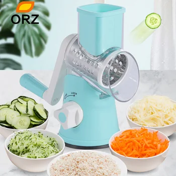 

ORZ Graters Shredders And Slicers Fruit Vegetable Cutter Potato Carrot Device Flat Coarse Fine Ribbon Kitchen Tools