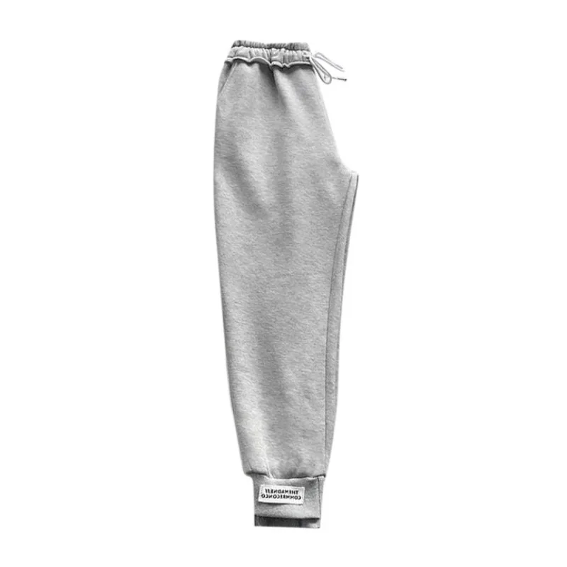 Весенне-осенние штаны ropa mujer Pantalon Femme женские повседневные свободные высокие эластичные спортивные штаны с принтом сбоку Harajuku