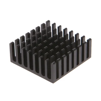 

5Pcs 25*25*10mm Aluminum Heatsink Block Computer Cooler Electronic Chip Radiator Y5GE