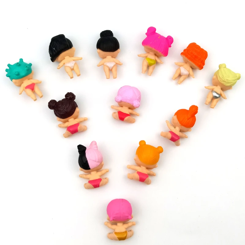 12 шт. куклы детские игрушки реборн для Стикеры для девочек слизи экшн фигура аниме игрушки Фигурки Куклы для девочек