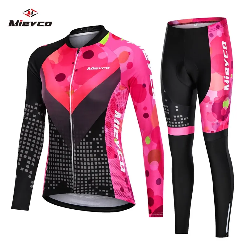 2025 nueva ropa de bicicleta de manga larga traje de bicicleta de ...