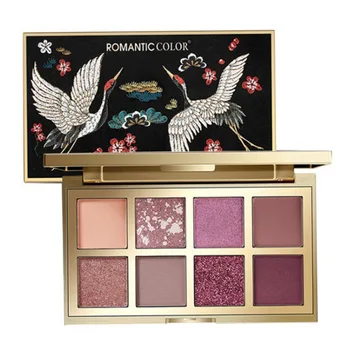 

8 Color Matte Shiny Glitter Sequin Eyeshadow Pallete Waterproof Lasting Pigment Bright and Silky Eyeshadow Palette