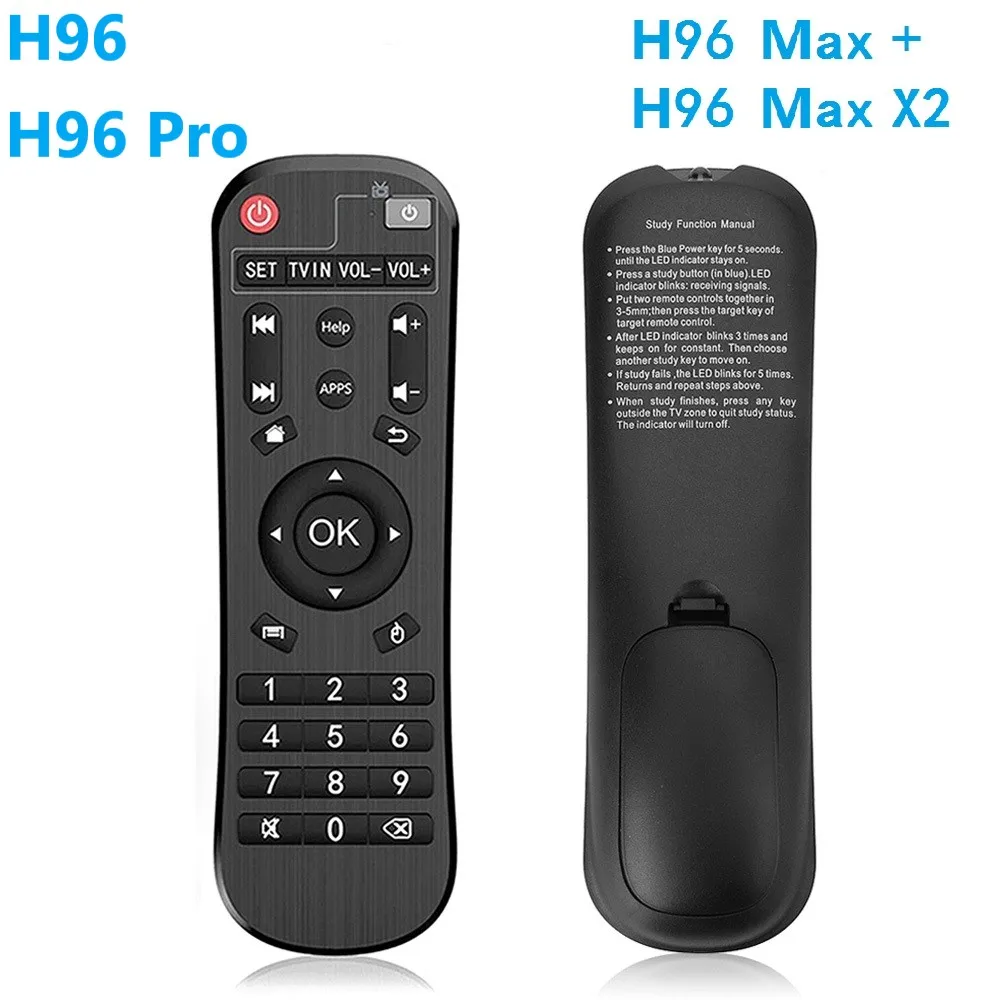 Оригинальный пульт дистанционного управления для H96 MAX PLUS RK3328 и X2 S905X2 Adroid TV Box IR ler