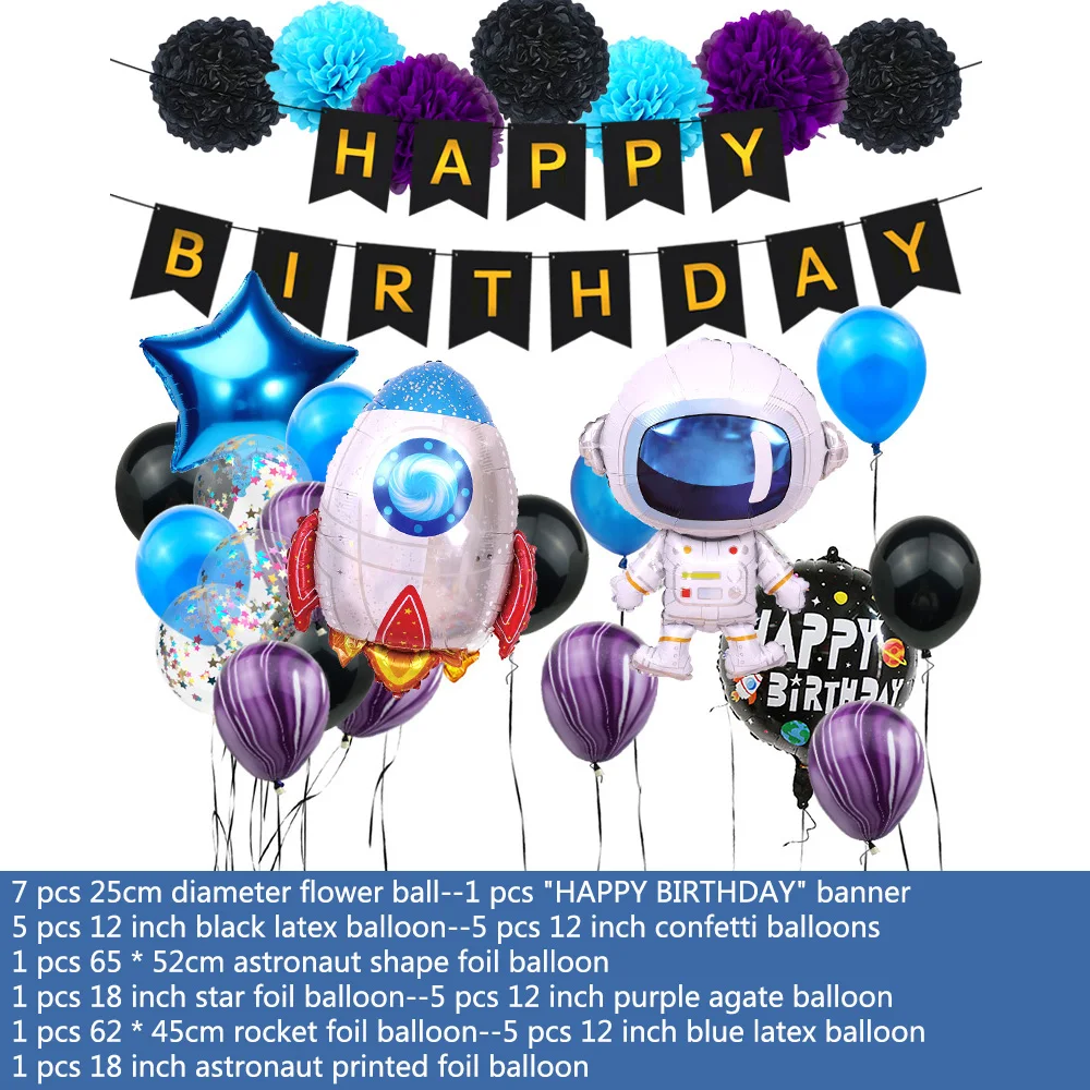 12" Balloon Astronaut Space Rocket Latex Balloon Children Birthday Party Decor 12" Balloon Astronaut Space Rocket Latex Balloon Children Birthday Party Decor