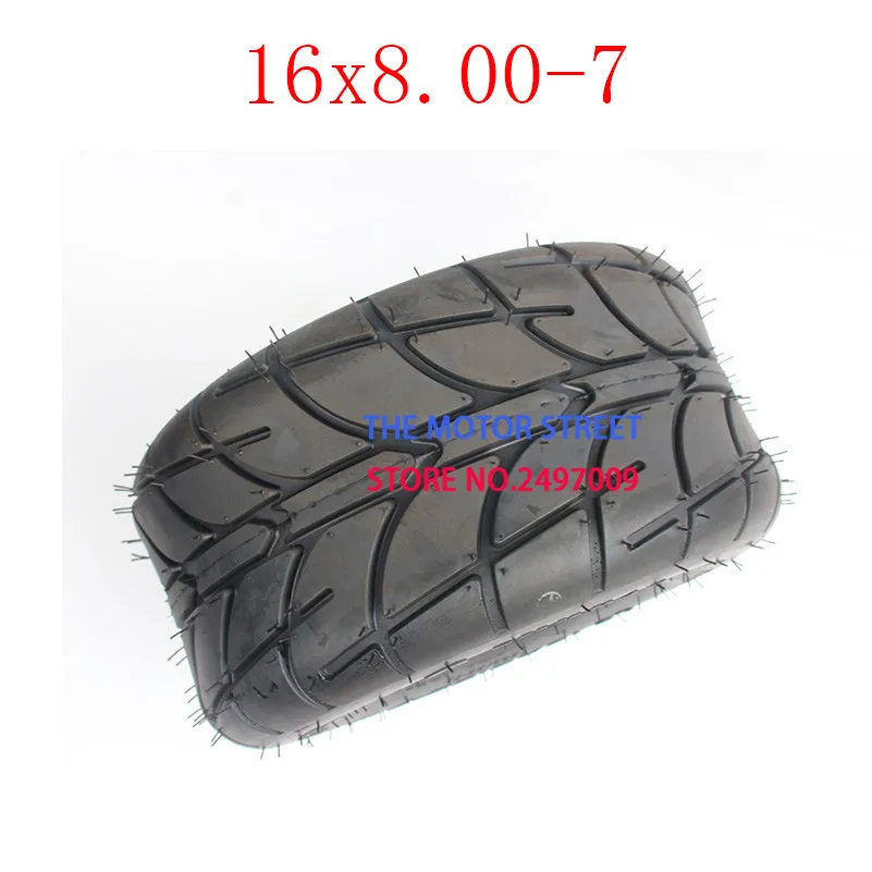 Горячая Распродажа 16x8. 00-7 ATV шин подходит для ATV 50CC, 90CC, 70CC, 110CC, 125CC внешний бескамерная автомобильная шина
