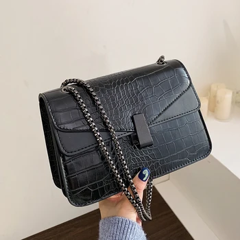 

Luxury Crossbody Bags for Women Small Chain Handbags High Quality Ladies Shoulder Bags Fashion Pu Leather Female Messenger Bags