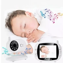 3,5 дюймов видео беспроводной детский монитор VOX камера безопасности няня ИК ночного видения голосовой звонок Babyphone с контролем температуры