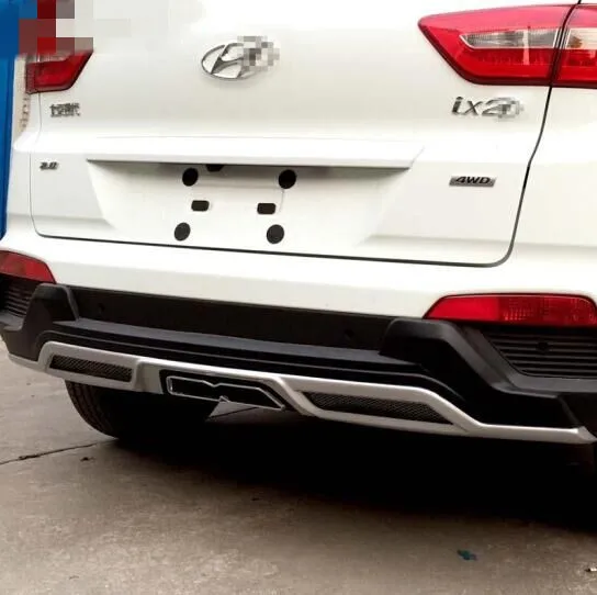 ABS стайлинга автомобилей пластик передний и задний бампер протектор для hyundai IX25