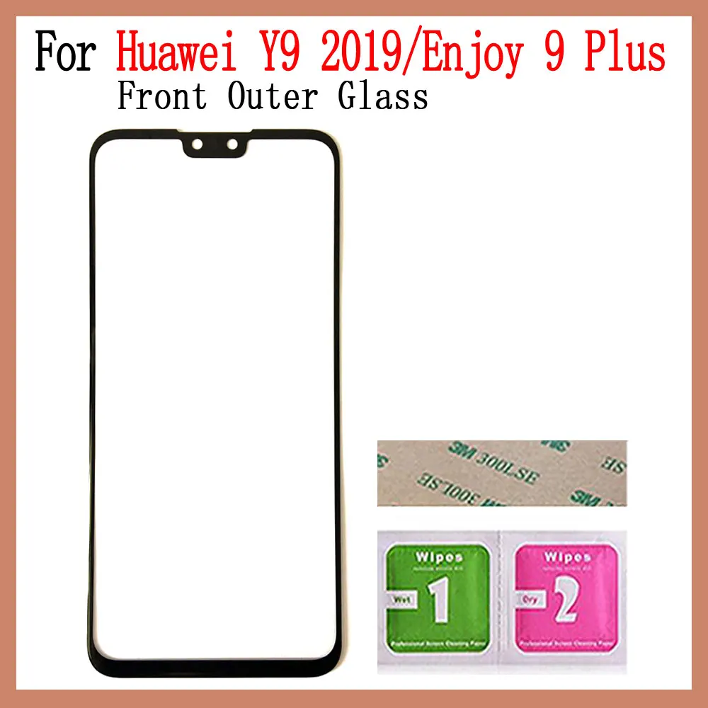 Переднее внешнее стекло для Huawei Y9 Prime 2019 P Smart Z сенсорная панель запасные части