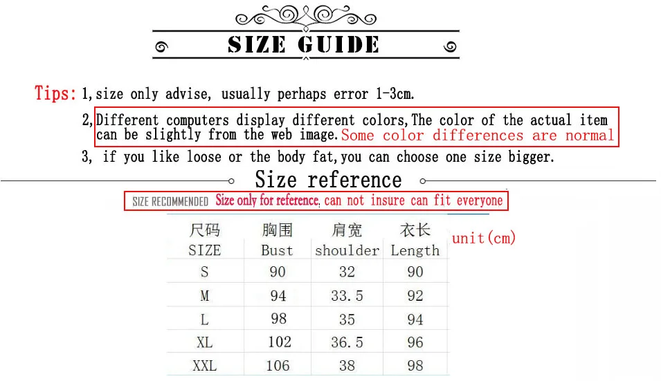 bytf drress size