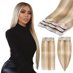 Clip In Three Pieces Brazilian Straight Hair clip ins Machine Made Remy Human Hair Extensions 60-80g 16inch-22inch