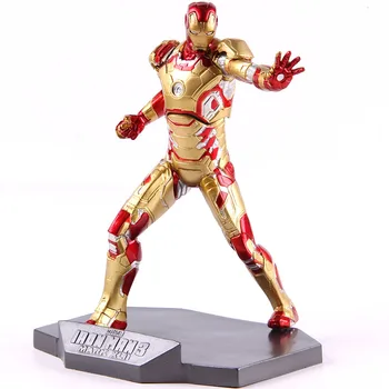 

Marvel Avengers Iron Man 3 Ironman MK42 Action Figure Mark XLII Art Scale 1/10 Iron-Man Mark 42 PVC Collectible Model Toy