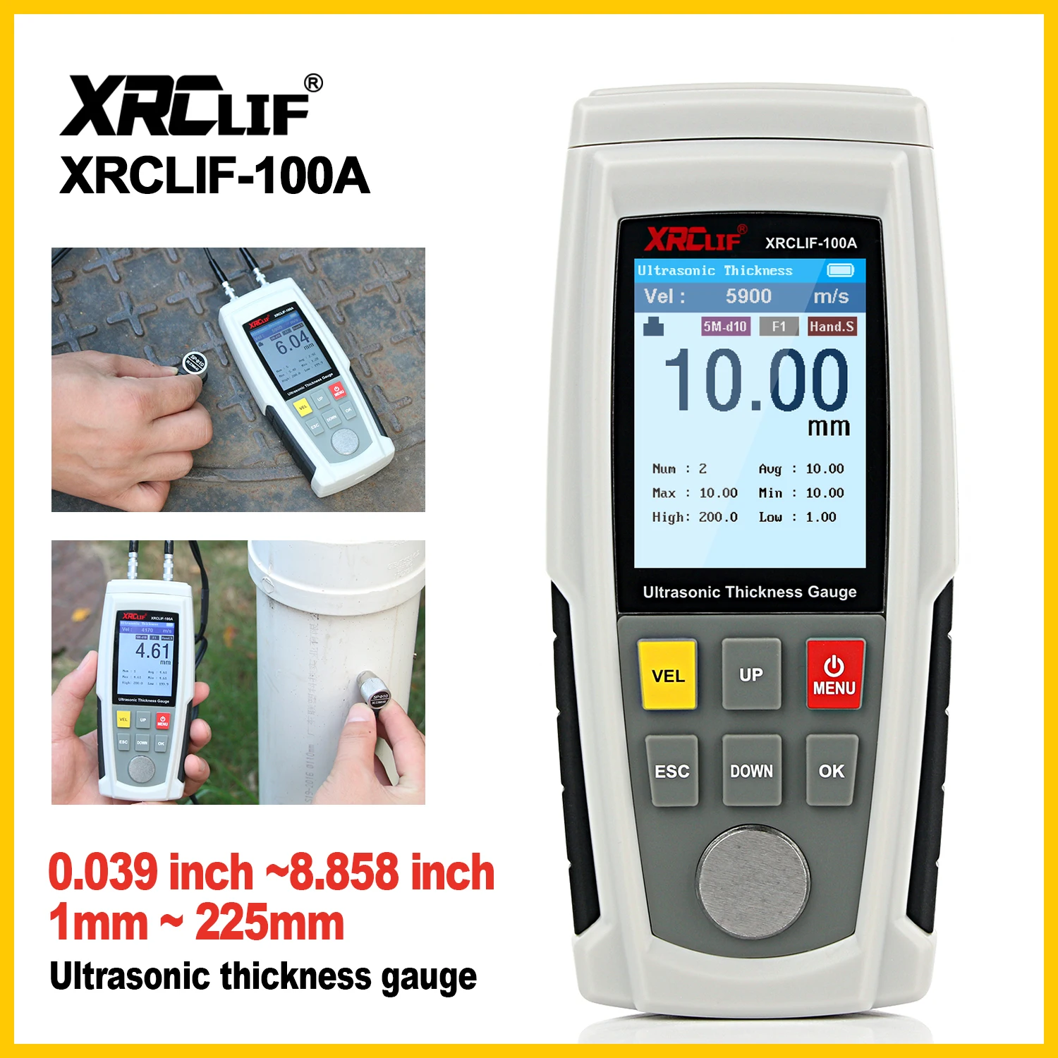 instrumentos de medição de largura para teste,