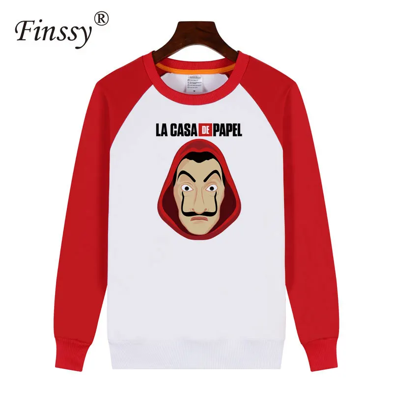 TF95-10R Мужские La Casa De Papel Money Heist House Of paper, женские и мужские зимние теплые толстовки с длинным рукавом и принтом, пальто в стиле хип-хоп, одежда - Цвет: TF95-10R