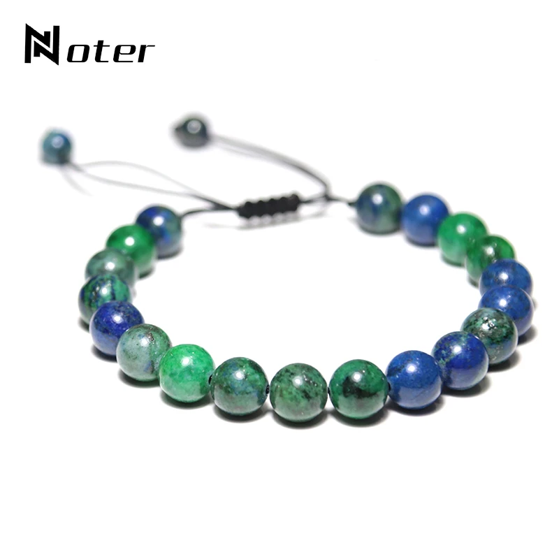 Note 2021 новый модный браслет из натурального камня для мужчин и женщин