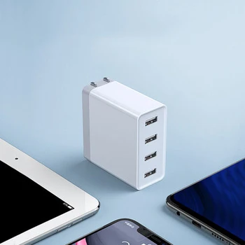

Charger head, mobile phone multi-function charger, USB plug, 2A universal fast charge, multi-port charging head, data line, auto